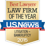 Best Lawyers Law Firm of the Year Litigation-Bankruptcy 2015